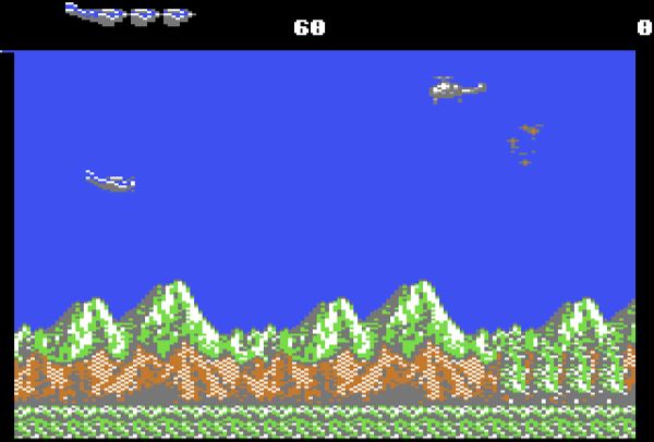 P-47 Thunderbolt - Commodore 64 game screenshot (1990) by Firebird